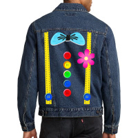 Clown Costume Circus Costume Halloween Men Denim Jacket | Artistshot