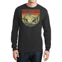 Great Barracuda Cuda Fishing Wildlife Saltwater Fish Art Long Sleeve Shirts | Artistshot