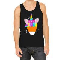 Cute Unicorn Candy Cone Trick Or Treat Halloween Costume Day Tank Top | Artistshot