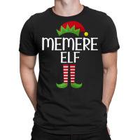 Womens Memere Elf Family Matching Group Christmas Party Pajama T-shirt | Artistshot