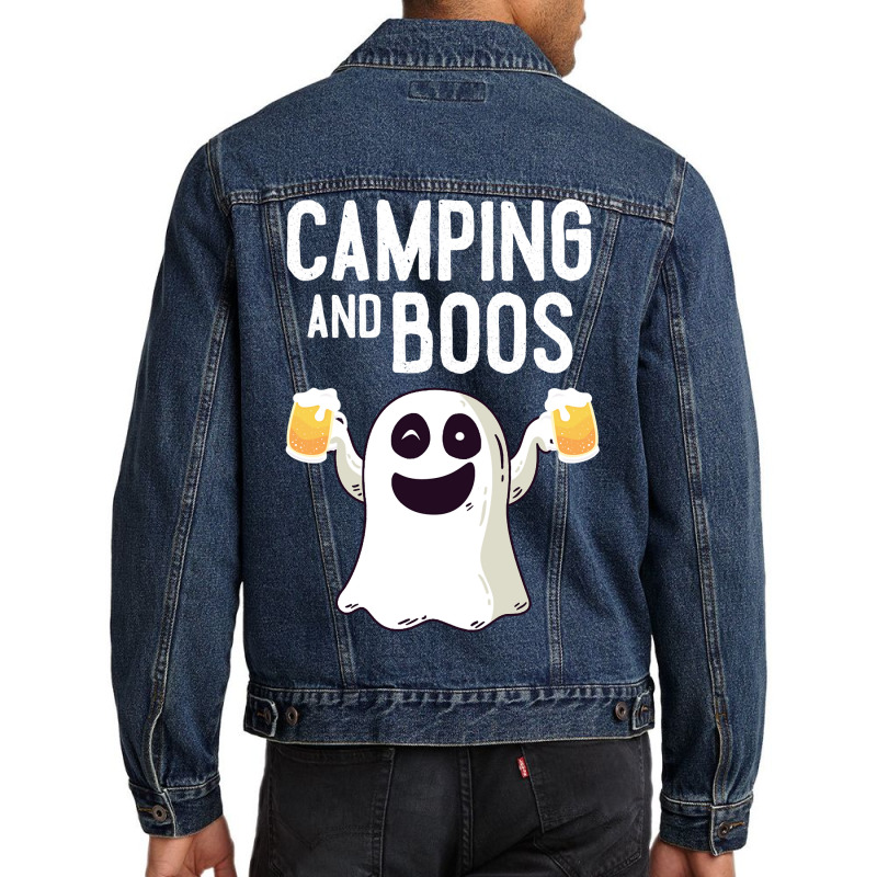 Camping And Boos Camping Halloween Costume For Men Women Men Denim Jacket | Artistshot