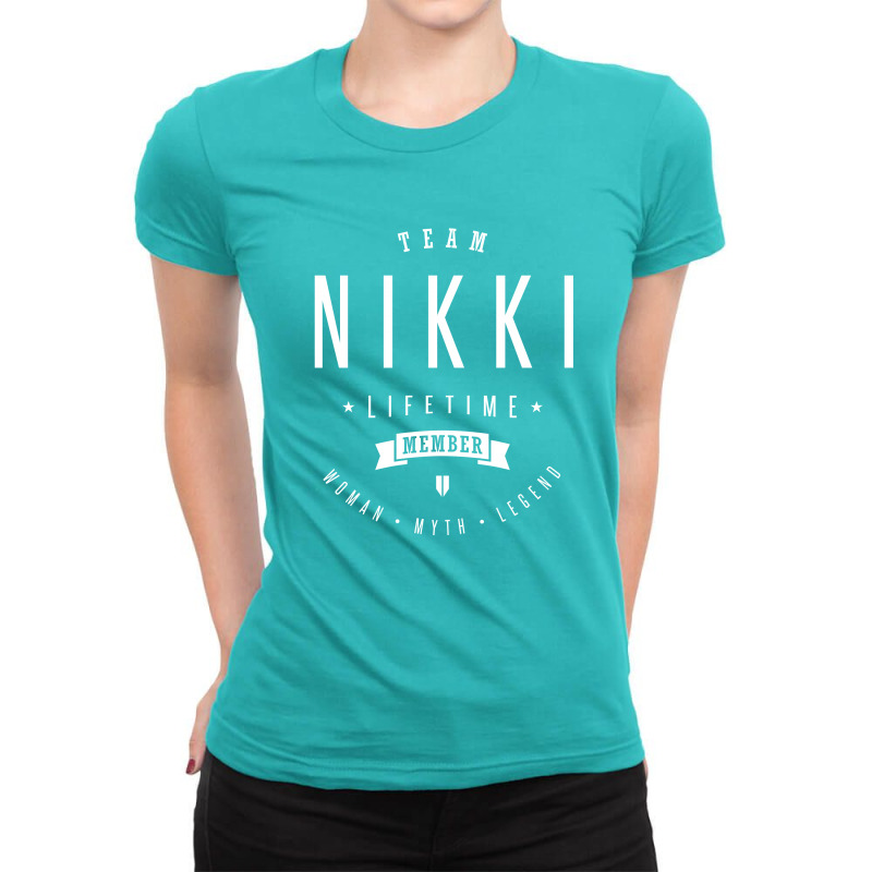 Team Nikki Lifetime Member Ladies Fitted T-Shirt by cidolopez | Artistshot