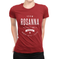 Team Rosanna Lifetime Member Ladies Fitted T-shirt | Artistshot