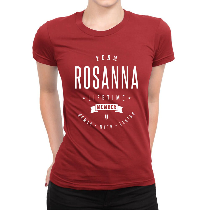 Team Rosanna Lifetime Member Ladies Fitted T-Shirt by cidolopez | Artistshot