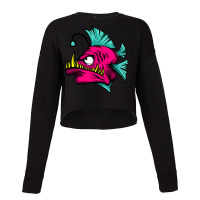 Angry Fish Cropped Sweater | Artistshot