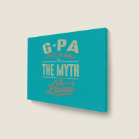 G Pa The Myth The Legend Landscape Canvas Print | Artistshot