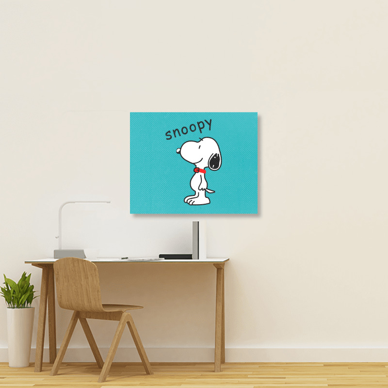 Funny Design Snoopy Landscape Canvas Print | Artistshot