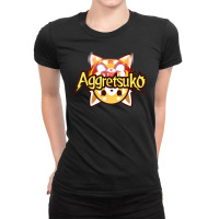 Aggretsuko Dual Personality Ladies Fitted T-shirt | Artistshot