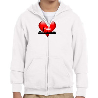 Love Paris Youth Zipper Hoodie | Artistshot