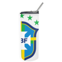 Brazilian Football Confederation Skinny Tumbler | Artistshot