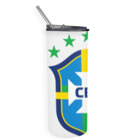 Brazilian Football Confederation Skinny Tumbler | Artistshot