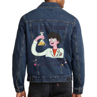 Funny Science Scientist Chemist Screw Around Find Out Method Men Denim Jacket | Artistshot