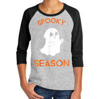 Spooky Season Halloween Ghost Youth 3/4 Sleeve | Artistshot