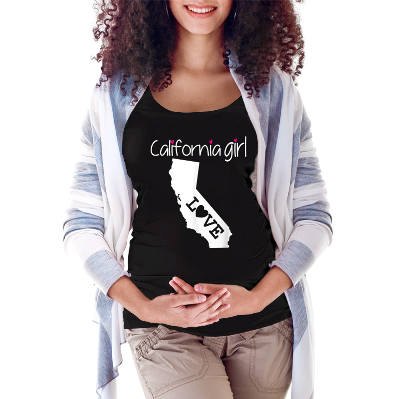 California Girl Tshirt I Love California Home Tee Cute Cali T Shirt Maternity Scoop Neck T-shirt by cm-arts | Artistshot