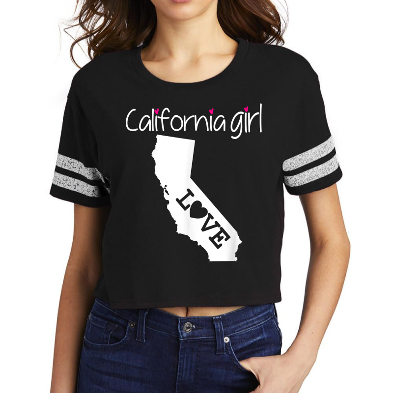 California Girl Tshirt I Love California Home Tee Cute Cali T Shirt Scorecard Crop Tee by cm-arts | Artistshot