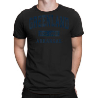 Greenland Arkansas Ar Vintage Athletic Sports Design T-shirt | Artistshot