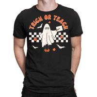 Halloween Trick Or Teach Ghost Teacher Spooky Season T-shirt | Artistshot