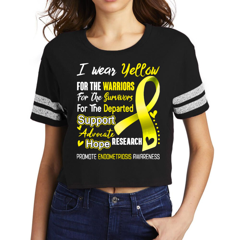 Endometriosis Awareness T  Shirt2180 Scorecard Crop Tee by cm-arts | Artistshot