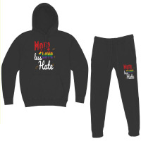 More Love Less Hate Lgbt Hoodie & Jogger Set | Artistshot