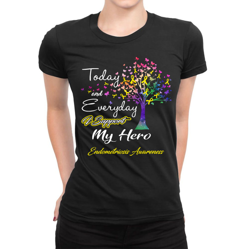 Endometriosis Awareness T  Shirt2183 Ladies Fitted T-Shirt by cm-arts | Artistshot