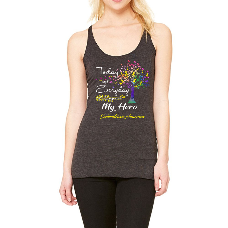 Endometriosis Awareness T  Shirt2183 Racerback Tank by cm-arts | Artistshot