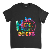 Hello Head Start Rock Tie Dye Back To School Teacher Classic T-shirt | Artistshot