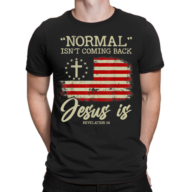 Normal Isn't Coming Back But Jesus Is Revelation 14 Vintage T-Shirt by ZeusOba | Artistshot