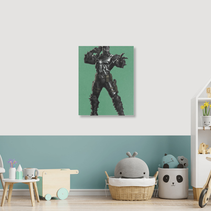 Moster Black Had Portrait Canvas Print | Artistshot