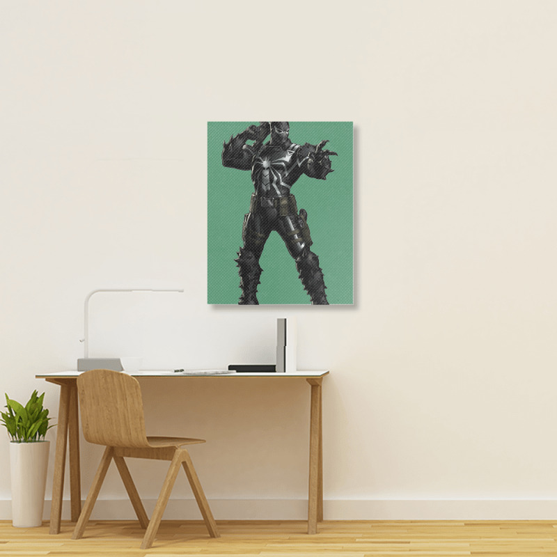 Moster Black Had Portrait Canvas Print | Artistshot