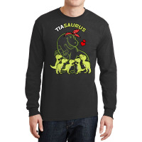 Tiasaurus Tia 5 Kids Dinosaur Aunt Auntie Tita Long Sleeve Shirts | Artistshot