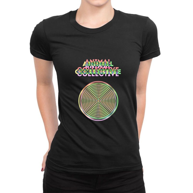 Animal Collective Psychedelic Ladies Fitted T-Shirt by cm-arts | Artistshot