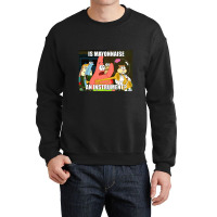 Is Mayonnaise And Instrument Large Crewneck Sweatshirt | Artistshot