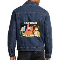 Is Mayonnaise And Instrument Large Men Denim Jacket | Artistshot