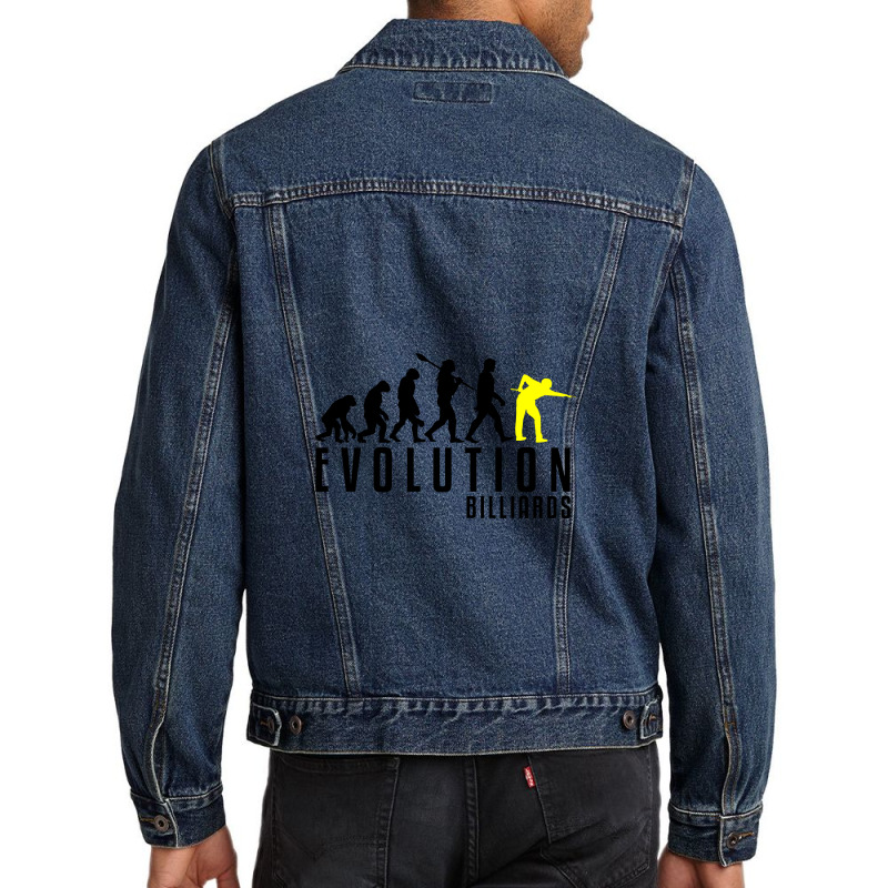 Billiards Evolution Men Denim Jacket | Artistshot