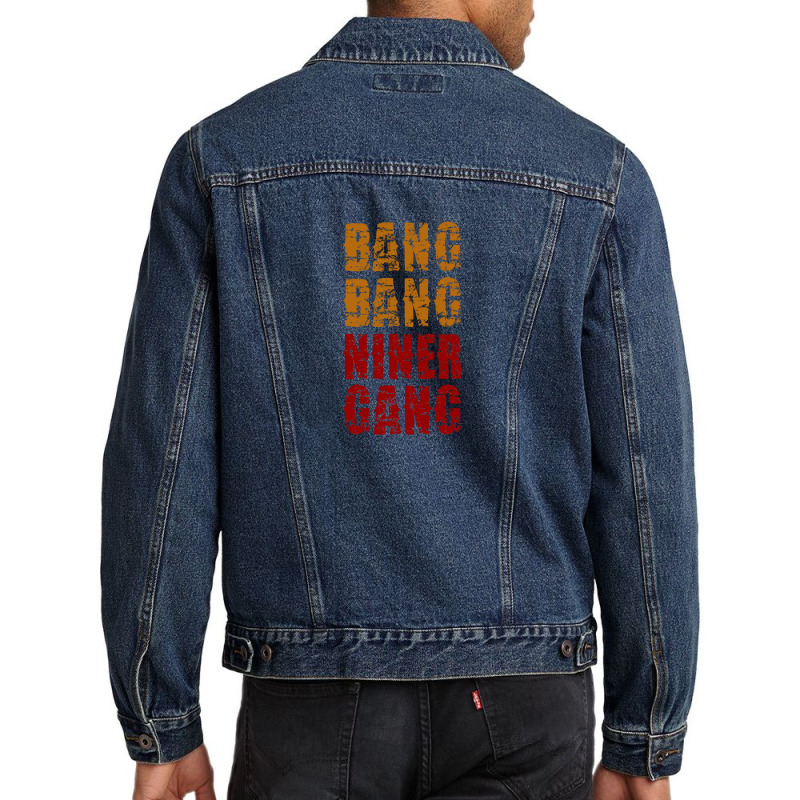 Bang Bang Niner Gang Football Men Denim Jacket | Artistshot