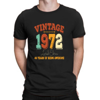 Vintage 1972, 50th Birthday Gift T-shirt | Artistshot