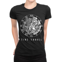 Time Travel Traveler Watch Vintage Clock Steampunk Gift Ladies Fitted T-shirt | Artistshot