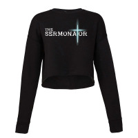 The Sermonator Pastor Appreciation Christian Cross Fun Gift Cropped Sweater | Artistshot