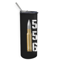 Ar-15 American Flag, Ar15 Rifle Sling Gift Gun Owner Back Skinny Tumbler | Artistshot