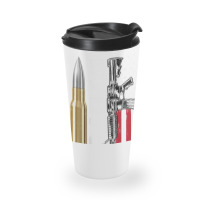 Ar-15 American Flag, Ar15 Rifle Sling Gift Gun Owner Back Travel Mug | Artistshot