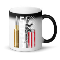 Ar-15 American Flag, Ar15 Rifle Sling Gift Gun Owner Back Magic Mug | Artistshot