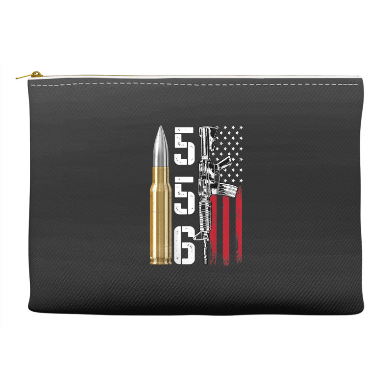 Ar-15 American Flag, Ar15 Rifle Sling Gift Gun Owner Back Accessory Pouches by rayhenault | Artistshot