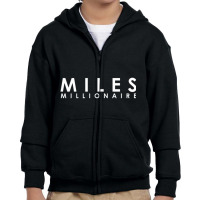 Miles Millionaire   Credit Card Milespoints Churning Shirt Youth Zipper Hoodie | Artistshot