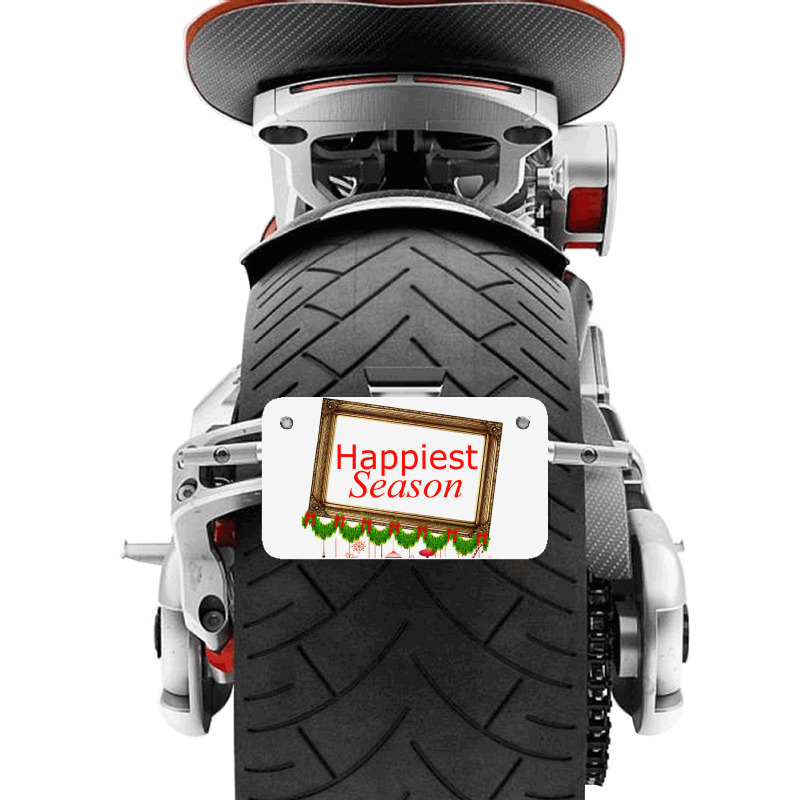 Happiest Season Motorcycle License Plate | Artistshot