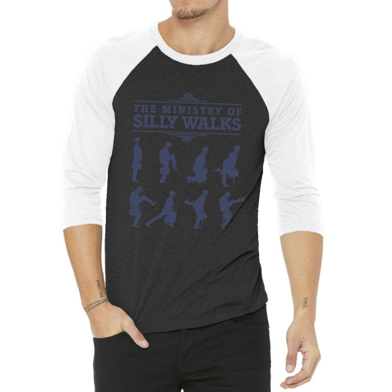 The Ministry Of Silly Walks 3/4 Sleeve Shirt | Artistshot