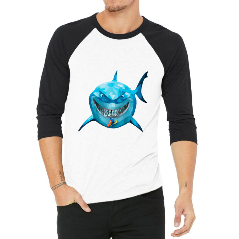 Bruce By Finding Dory 3/4 Sleeve Shirt | Artistshot