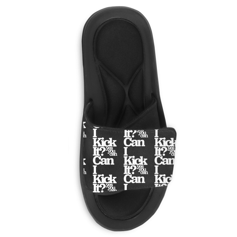 Can I Kick It Yes You Can! Great Gift For Old School Hiphop Heads Slide Sandal | Artistshot