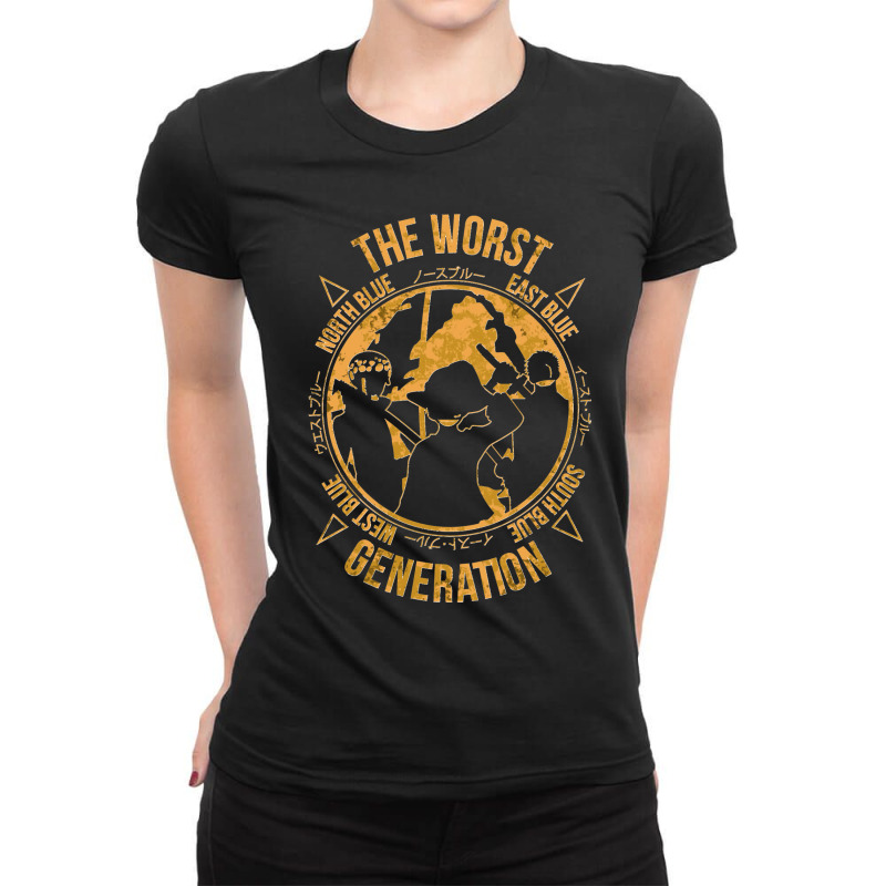 One Piece The Worst Generation Classic Ladies Fitted T-Shirt by cm-arts | Artistshot