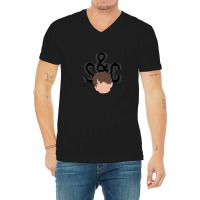 States & Capitals - Black 1.png V-neck Tee | Artistshot