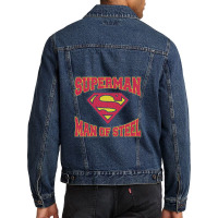 Man Of Steel Jersey, Men Denim Jacket | Artistshot